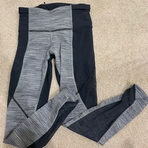 Lululemon mesh grey leggings